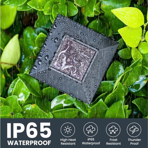 10 pack Solar Flickering Flame Path Lights - Picture 6 of 8